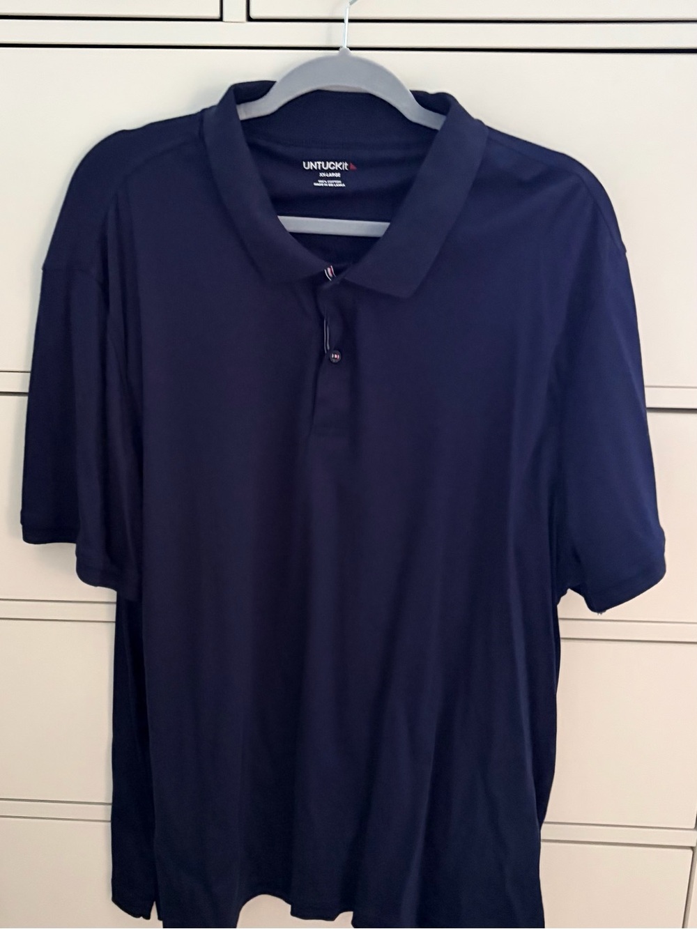 UNTUCKit Men's Dark Navy Polo Shirt